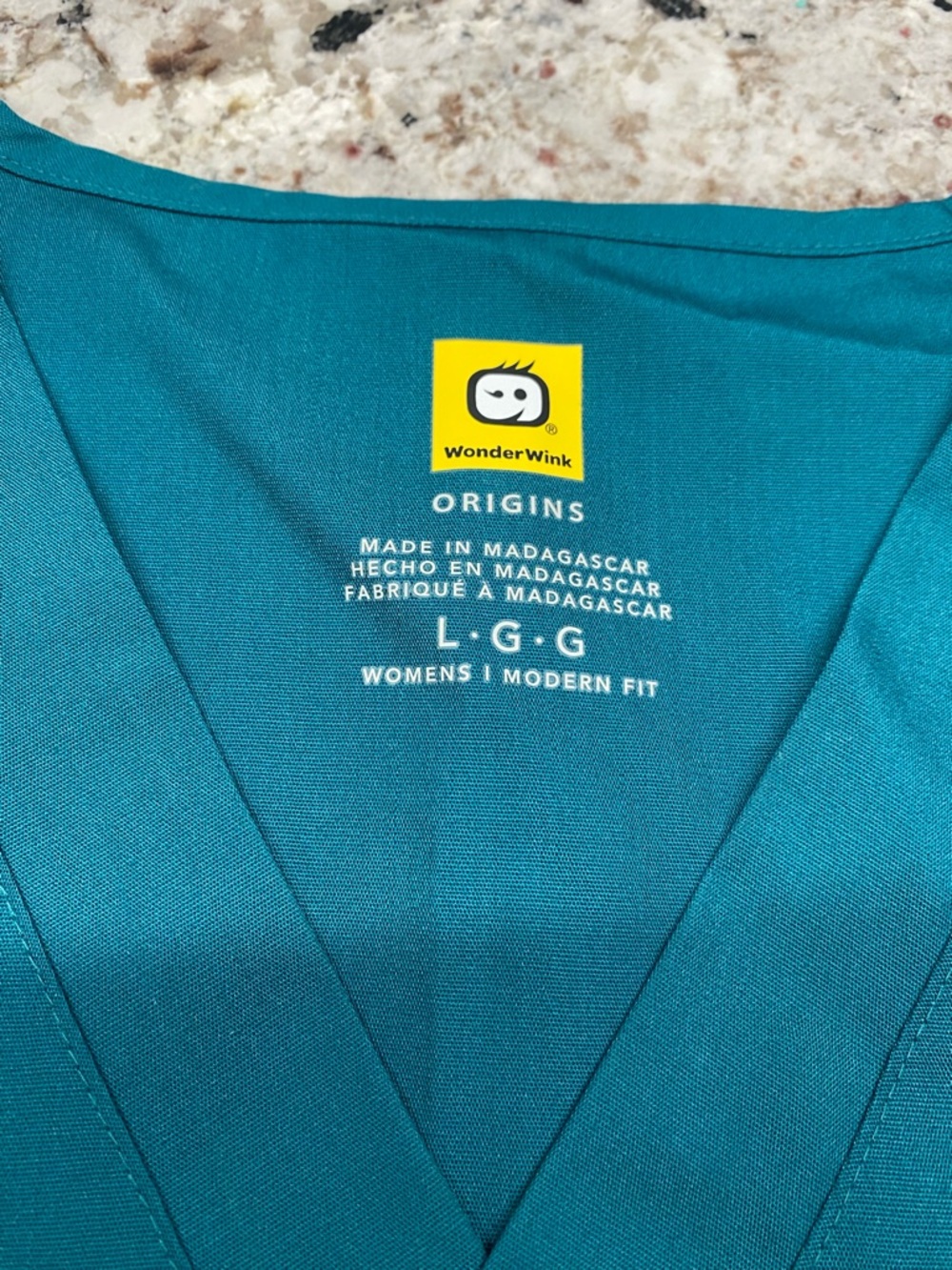 WonderWink Teal Women's Scrub Top and Pant Set